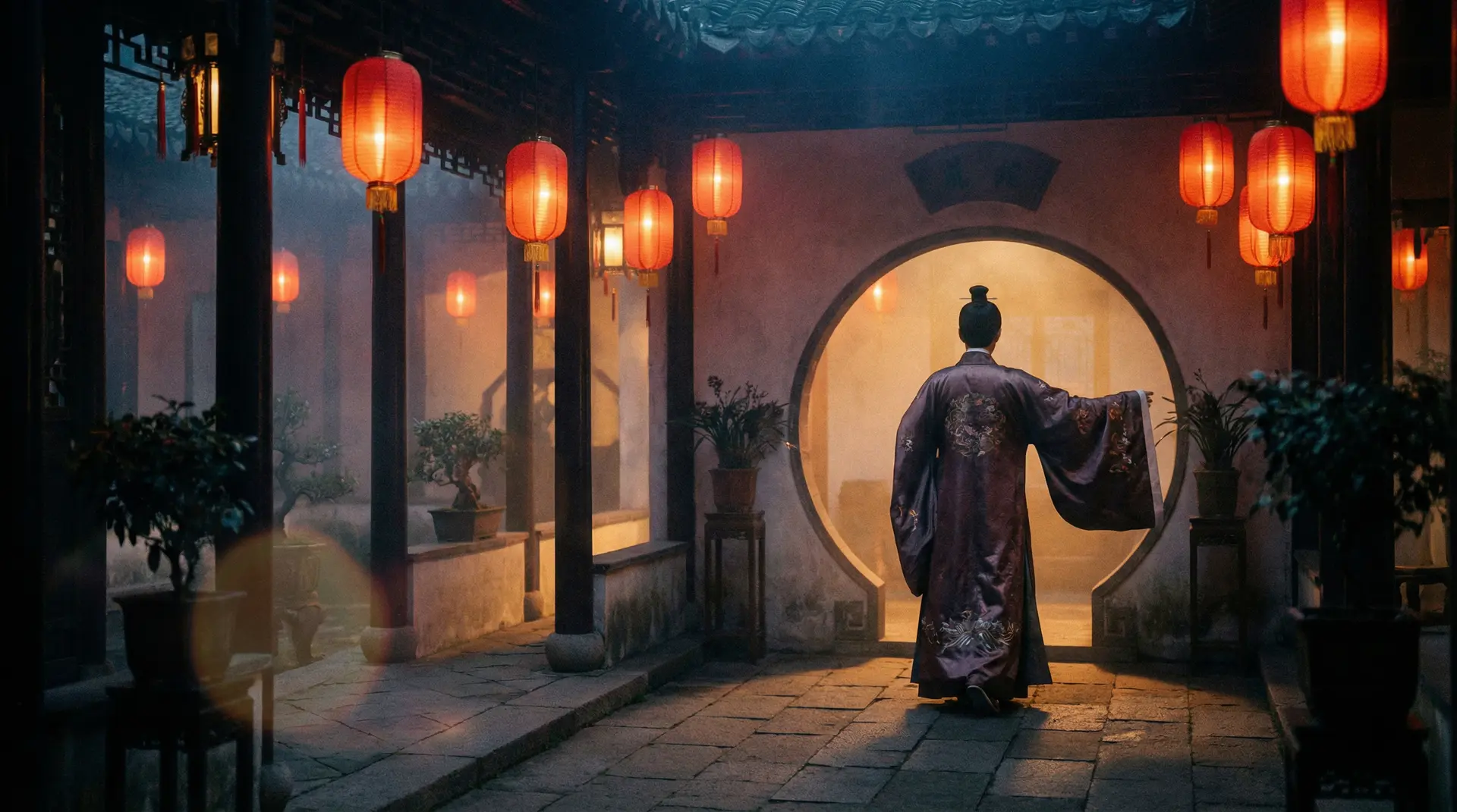 每日黑料 国产精品频道，传统中式庭院中的光影诗意