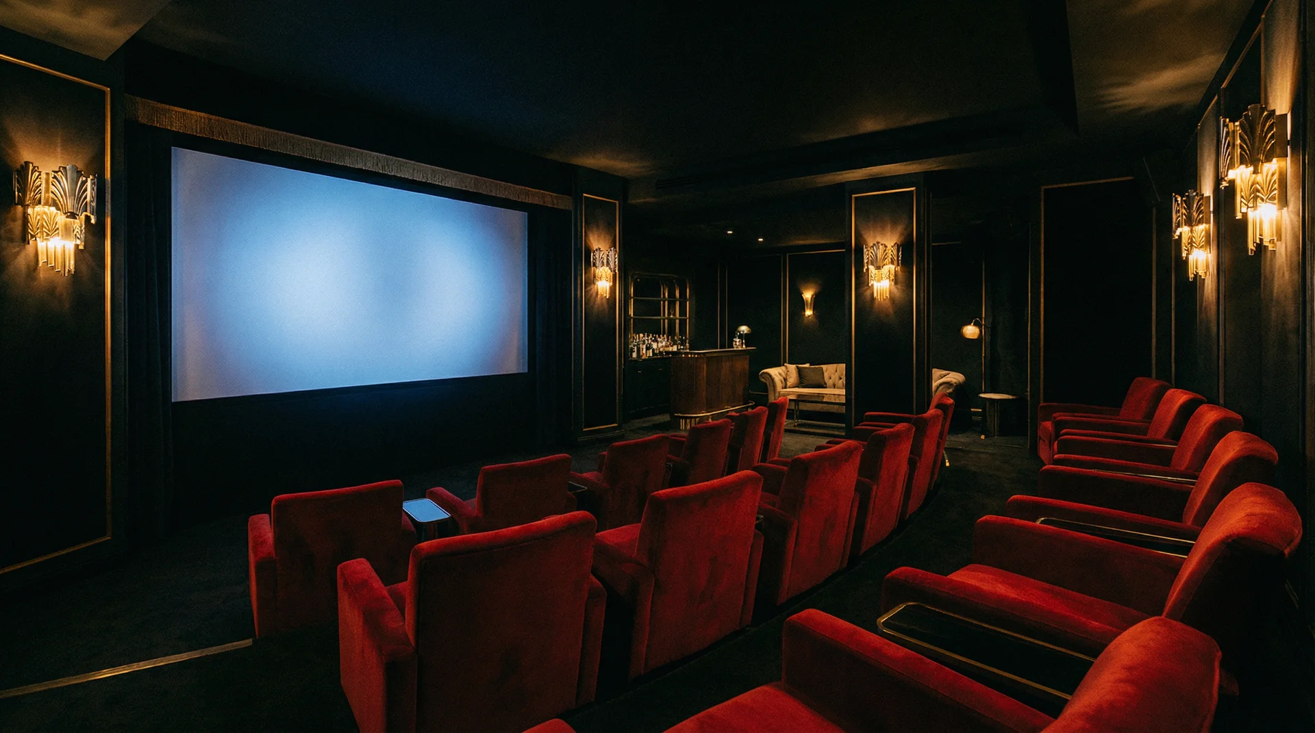 每日黑料 午夜剧场，奢华私人放映厅的红丝绒座椅与银幕